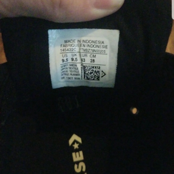 Dark grey Converse Mid-Top - Picture 5 of 5